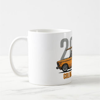 Mug BMW 2002 Orange Colorado Planche de Surf Voiture d
