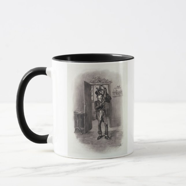 Mug Bob Cratchit et Tim minuscule, de 'Charles Dickens (Gauche)