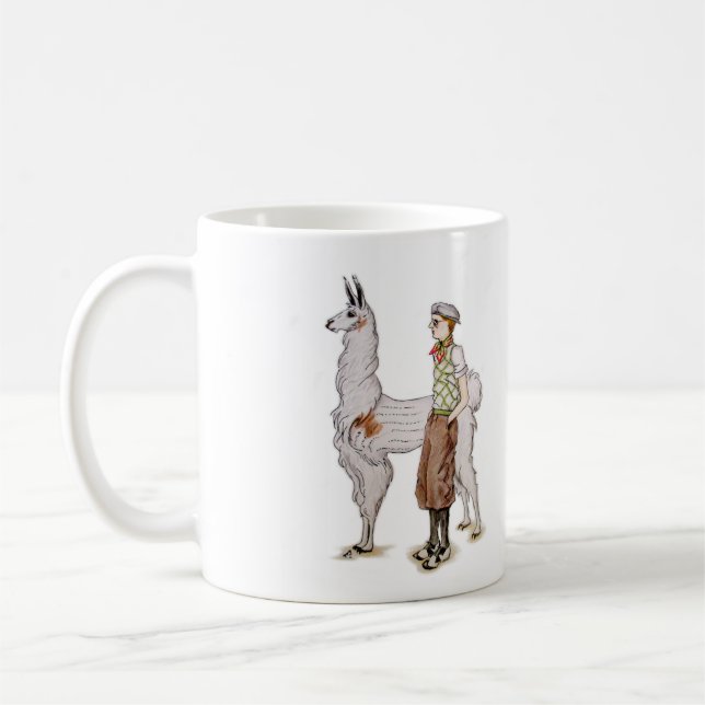 Mug Bob et son lama : Le chandail outre du sien de (Gauche)