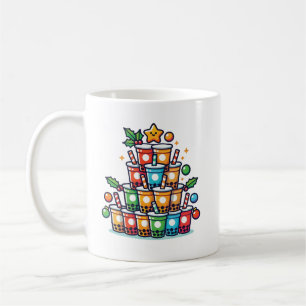 Mug Boba Christmas Tree - Funky Bubble Tea Holiday