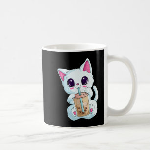Mug Boba Tea Cat Anime Pour Femmes Kawaii Bubble Tea N