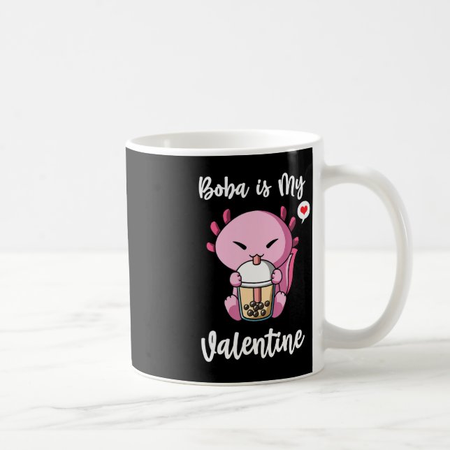 Mug Boba Tea est mon Valentine Axolotl Anti Valentines (Droite)