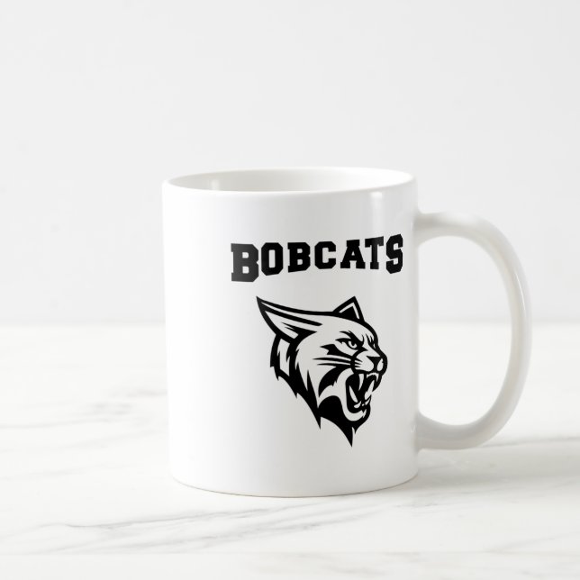 Mug Bobcats Sport Avec Stickers Mascotte (Droite)