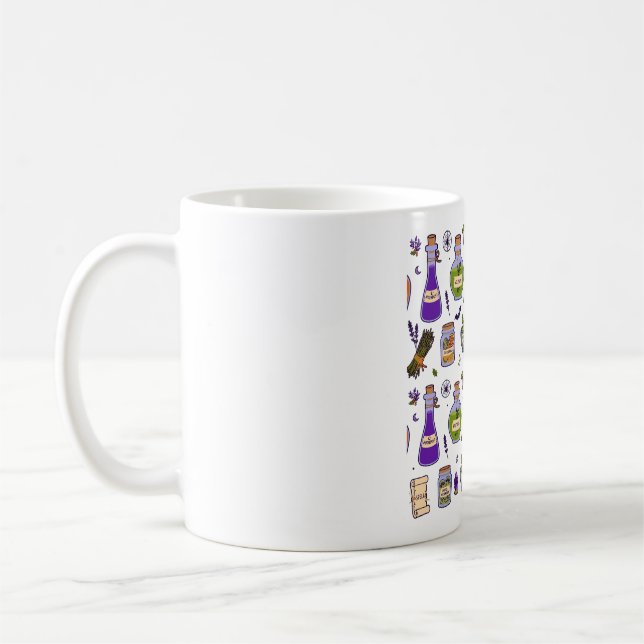 Mug Bocaux de potions de l'apothicaire de sorcière Mot (Gauche)