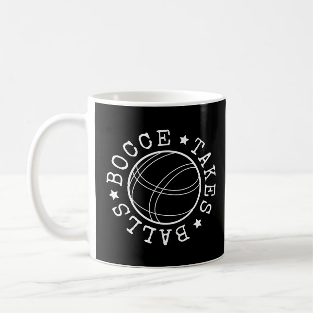 Mug Bocce prend des boules Bocce Bocci Joueur Bocce 1 (Gauche)