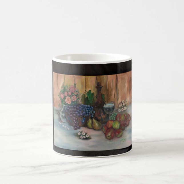 Mug Bodegón de Frutas y Flores (Centre)