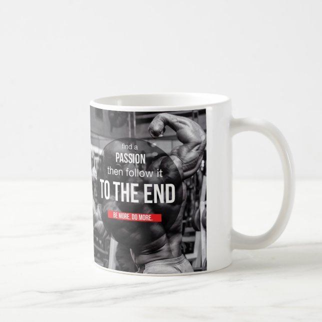 Mug Bodybuilding Fitness Gym Entraînement Motivation (Droite)