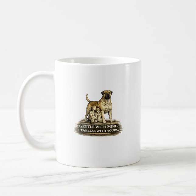 Mug Boerboel – Doux avec les miens, intrépide avec les (Gauche)