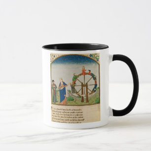 Mug Boethius avec la roue de la fortune