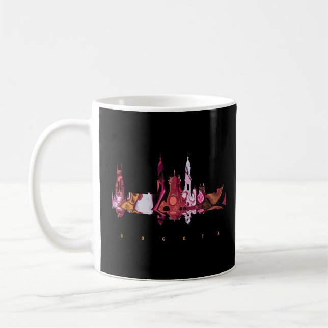 Mug Bogota, Silhouette colorée (Gauche)