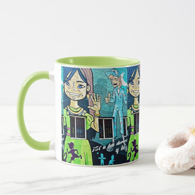 Mug Bogotá Street Art (Avec donut)