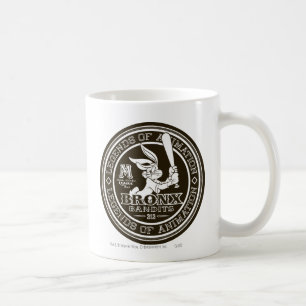Mug BOGS BUNNY™ Bronx Bomber's Round Logo B/W