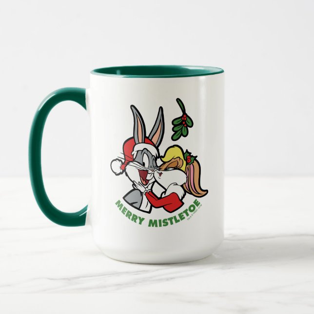 Mug BOGS BUNNY™ & Lola "Merry Mistletoe" (Gauche)
