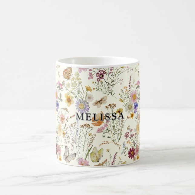 Mug Bohème Florale Fleur Sauvage (Centre)