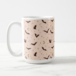 Mug Boho Bats et étoiles Motif d'Halloween