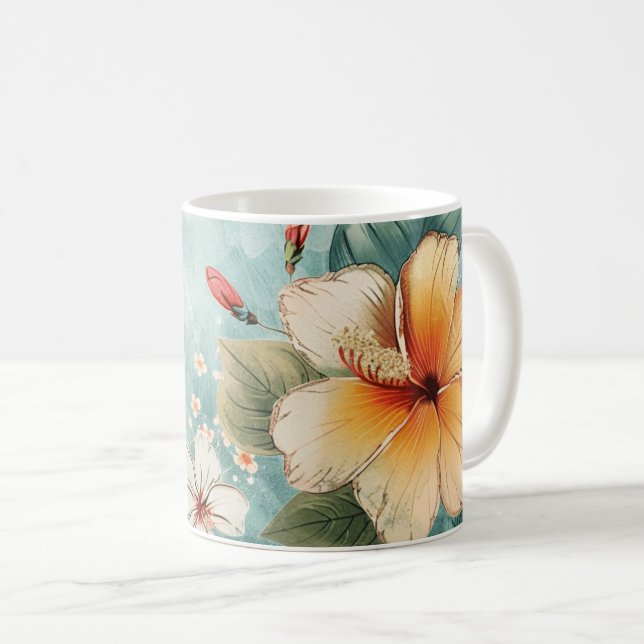 Mug Boho Breezy Tropical Flower (Devant droit)