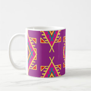 Mug Boho Chic : Ornement Ethnique Sans Seamless