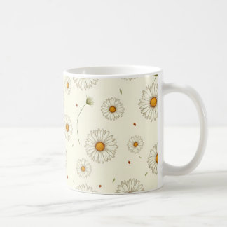 Mug Boho Daisy Floral-Minimaliste Printemps Fleur Aest