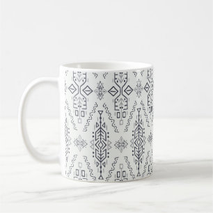 Mug Boho Ethnique : Trendy Hand-Drawn Seamless.