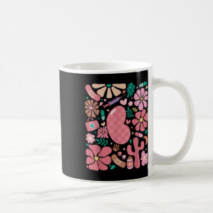 Mug Boho Floral Infirmière Néphrologie d'été Dialysi