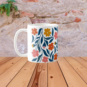 Mug Boho Floral Nurse, RN Graduation Cadeau pour elle