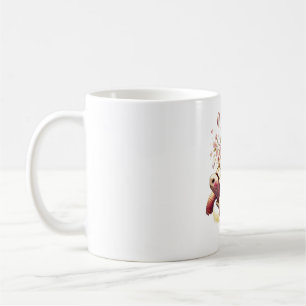 Mug Boho Floral Tortue de mer rose Fleur