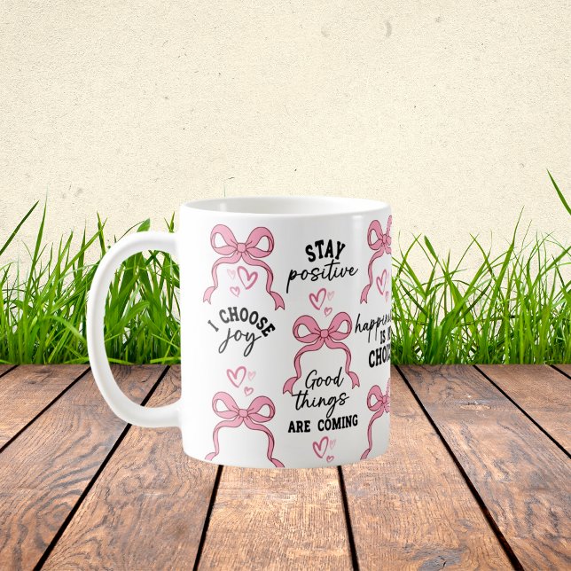 Mug Boho Heart Cote Cup, Un Cadeau Positif D'Autonomis (Créateur téléchargé)