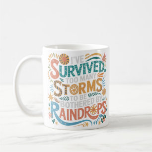 Mug Boho Motivational Pastel Survivor Cadeau