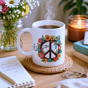 Mug Boho Paix et Musique