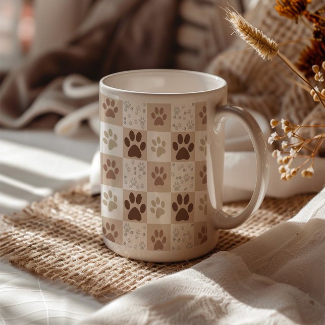 Mug Boho Pet À damiers (Créateur téléchargé)