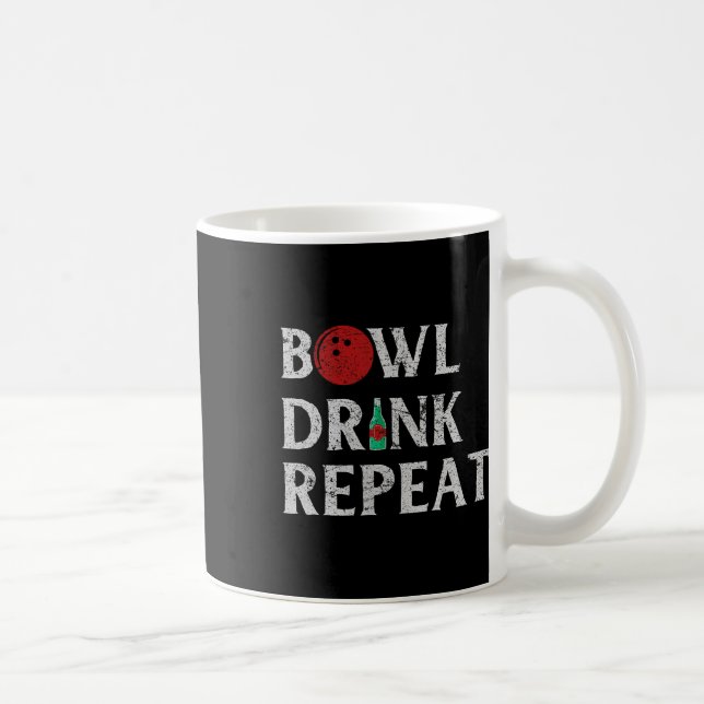 Mug Boire au Bowling Répéter Jeu de quilles cool Amate (Droite)