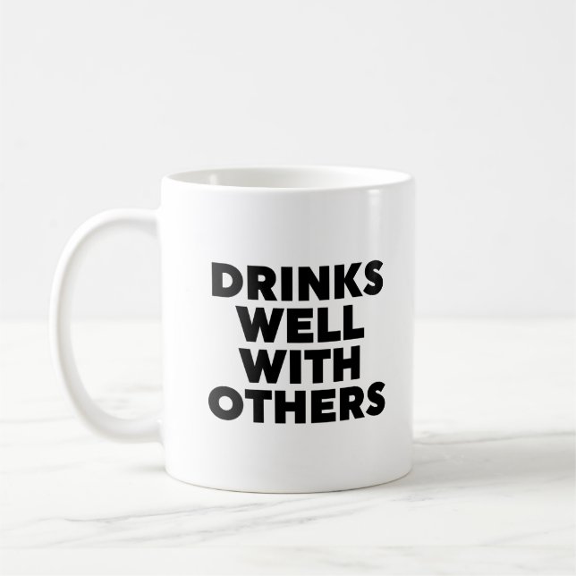Mug Boire Bien Avec Les Autres (Gauche)