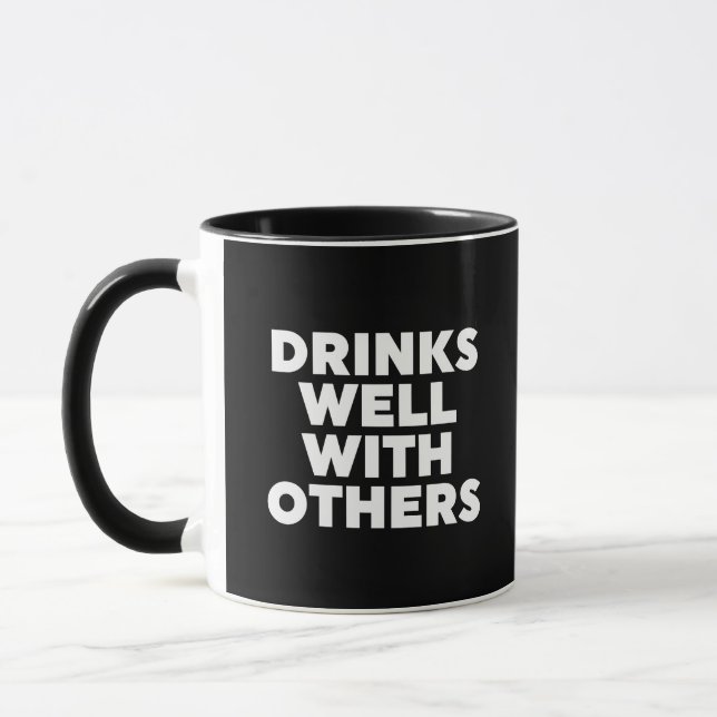 Mug Boire Bien Avec Les Autres (Gauche)