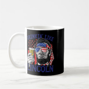 Mug Boire comme Lincoln 4 juillet Abraham Abe Amer