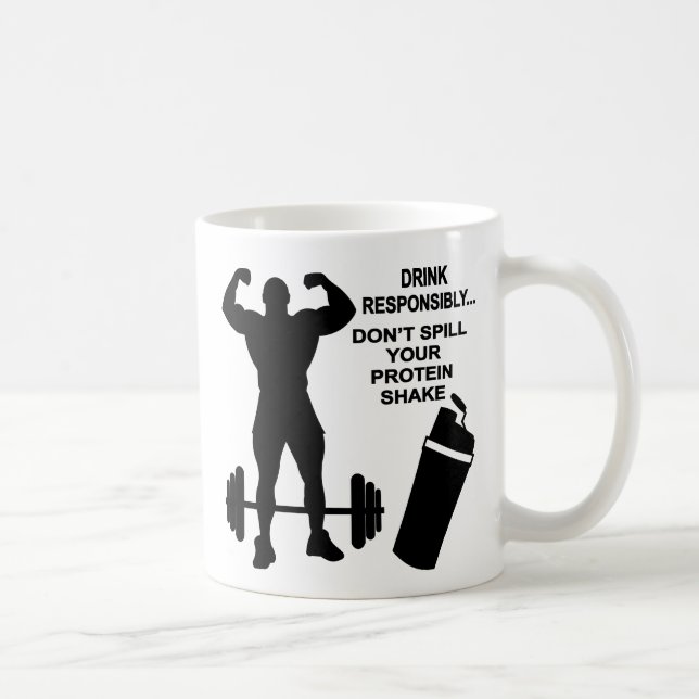 Mug Boire de façon responsable Ne pas déverser votre t (Droite)
