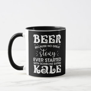 Mug Boire de la bière sainement Boire de l'alcool Anec