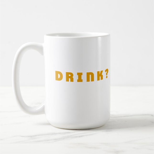 Mug Boire de l'alcool (Gauche)