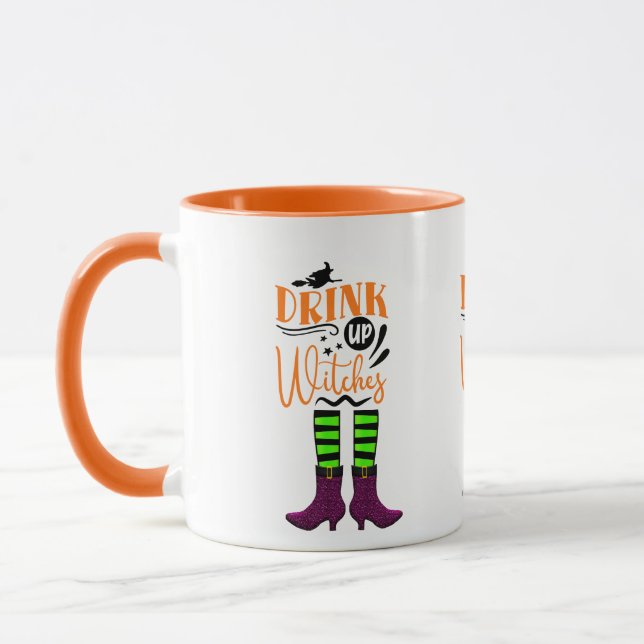 Mug Boire des sorcières - Sorcières Jambes Café (Gauche)