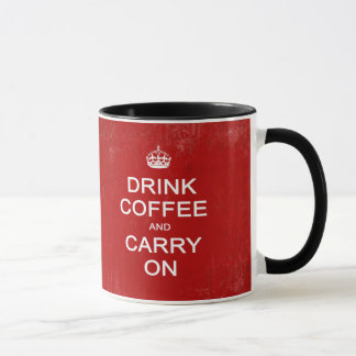 Mug Boire du café et cuire de la viande