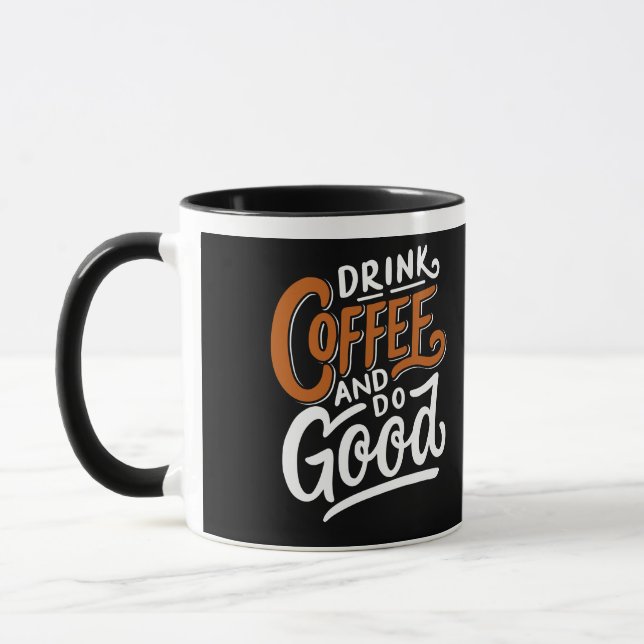 MUG BOIRE DU CAFÉ ET FAIRE DU BIEN (Gauche)