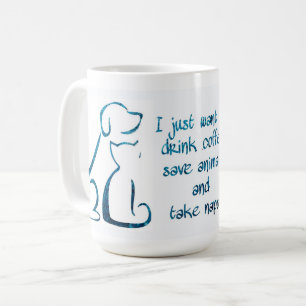 Mug Boire Thé Économisez Animaux - Secourir animal - A
