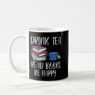 Mug Boire Thé Lire Livres Happy Bookworm Livre Lecture
