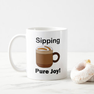 Mug Boire un latte, un pur plaisir