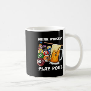 Mug Boire Whiskey Play Pool I Funny Whisky Billard P