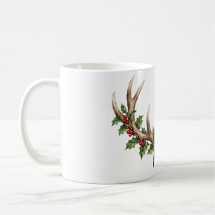 Mug Bois de cerf avec baies de houx