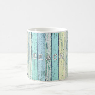 Mug Bois de flottage rustique de plage