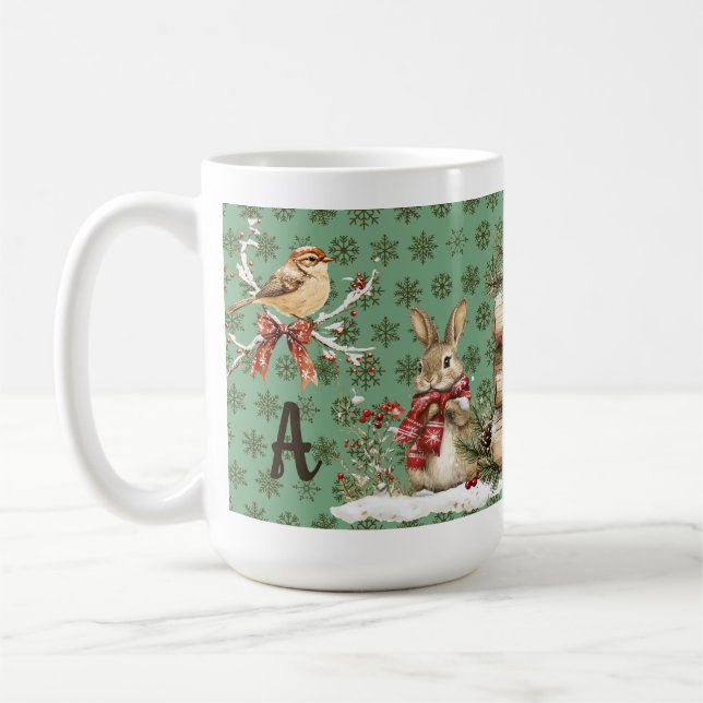 Mug Bois d'hiver personnalisé (Gauche)