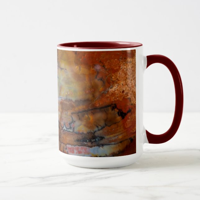 Mug Bois Pétrifié Brun (Droite)