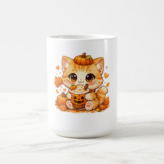 Mug Boisson automnale au potiron minou  (Centre)