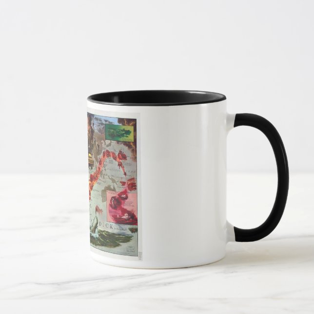 Mug Boisson comme une baleine (Moby Dick) (Droite)